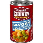 Campbells Chunky Soup, Ready to Serve Savory Vegetable Soup, 18.8 oz Can