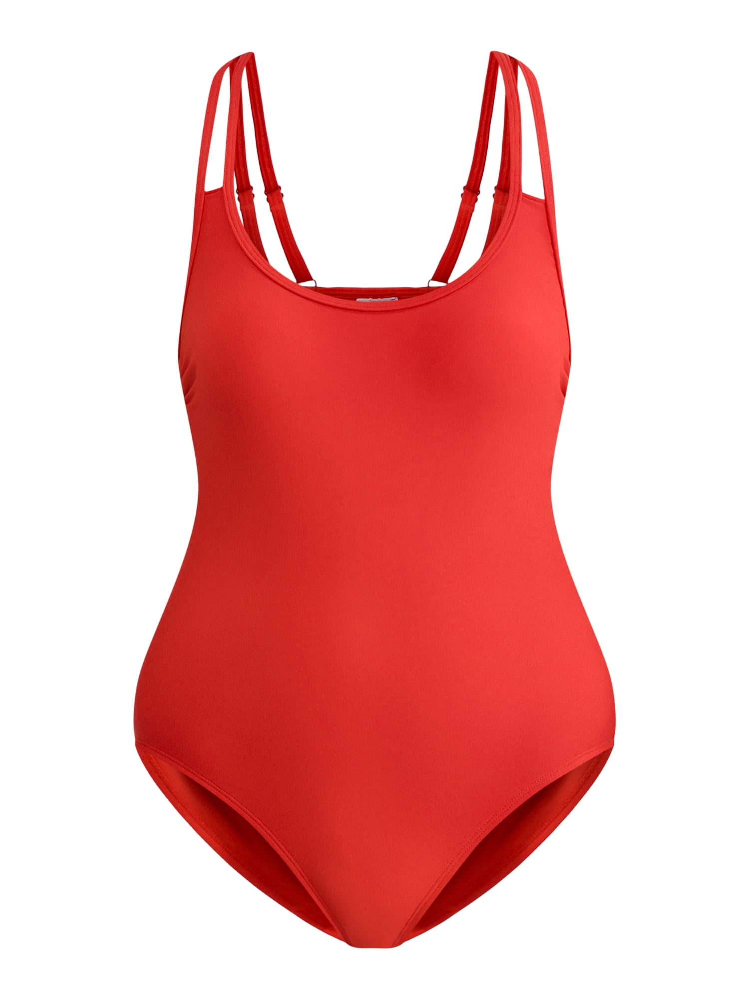 No Boundaries Women's High Leg One Piece Swimsuit, Sizes XXS-XXL