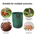 thumbnail image 6 of Heavy Duty PP Garden Waste Bag With Reinforced Handles, Foldable Outdoor Reusable Yard Sack For Leaves And Debris, Extra Large Capacity Compost Tote For Lawn, 300L, 6 of 6