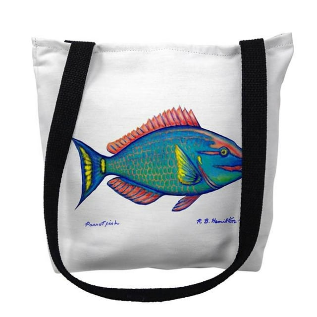 Betsy Drake TY115S Sac Fourre-Tout Petit Perroquet 13 x 13 Po