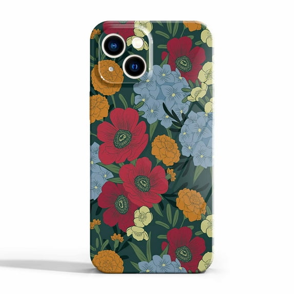 Moody Garden Case Compatible with iPhone 14 Plus,Aesthetic Art Design Full Cover Protective Case