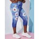 thumbnail image 2 of Talla grande Daisy 3D Print Cult Getgings Rosegal Leggings de talla grande, 2 of 5