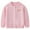 Pink, variant on GYRATEDREAM Girl's Crewneck Lightweight Button-up Cardigan Cotton Knit Sweater Casual Cute Outerwear