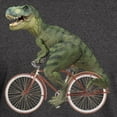 thumbnail image 3 of CafePress - Cycling Tyrannosaurus Rex Dark T Shirt - Men's Classic Graphic Cotton T-Shirt, 3 of 4