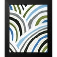 thumbnail image 2 of Fuchs, Jodi 15x18 Black Modern Framed Museum Art Print Titled - Swirly Bob II, 2 of 5