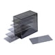 thumbnail image 4 of Caja organizadora de bandejas para pestañas, herramienta para injerto de pestañas, práctica caja transparente de 5 capas. Negro, 4 of 9