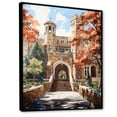 thumbnail image 2 of Designart "Extremely Detailed Stanford University wall art I" Cityscapes Floater Framed Wall Art Print, 2 of 7