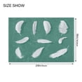 thumbnail image 4 of IAUYY Set of 2 Inch Bath Mat Thick Soft Plush Shower Mat TPR Backing Material Non Slip Bath Mats for Bathroom for Tub Shower Hotel Soft Feather Element, 4 of 9