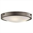 thumbnail image 1 of Kichler 42275OZ Lytham 3 Light Flush Mount in Olde Bronze, 1 of 2