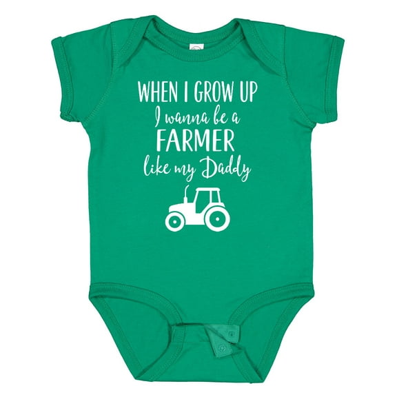 Inktastic Farmer Like Daddy Childs Boys or Girls Baby Bodysuit