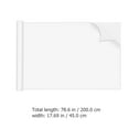 thumbnail image 4 of Self Adhesive Whiteboard Sticker DIY Wall Whiteboard White Board Sticker Wallpaper, 4 of 8