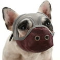thumbnail image 1 of Bozal para perro, malla transpirable para perros de hocico corto, evita morder y ladrar Tomshoo Hocico de malla, 1 of 7