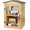 C, variant on Outdoor Library Outdoor Book Box Storage Wooden Cabinet Little Literature Box for Neighborhoods Community and Schools Sharing Books, Flyers, Newspapers, Food and Art