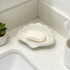 thumbnail image 4 of Placa De Cerámica Jabonera de cerámica con drenaje, diseño de concha blanca, para lavabo de baño y encimera de cocina (1 unidad) JASKFLY, 4 of 8