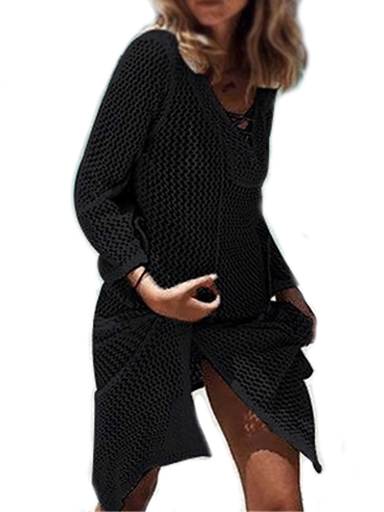 ladies black dress tops