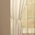 thumbnail image 5 of Halley Complete 6 Piece Satin Fringe Window Curtain Set 56" x 84", 5 of 5
