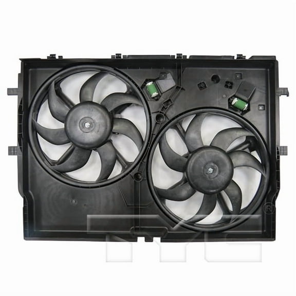 TYC 623710 Cooling Fan for Ram Replacement Assembly Fits select: 2014-2017 RAM PROMASTER 2500, 2014-2016 RAM PROMASTER 3500