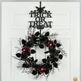 thumbnail image 4 of National Tree Company Halloween Wreath Hanger, Black, Metal, TRICK OR TREAT, 19 Inch, 4 of 4
