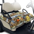 thumbnail image 2 of COEQINE Golf Cart Seat Cover Towel with Foldable Design and Carry Handle, Universal 51.2"x30.3", Comfort Quilted Polyester, 4 Front Pockets, Easy to Clean, Wild Horse Landscape, 2 of 8