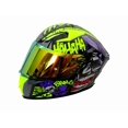 thumbnail image 2 of Casco cerrado Half brillante con visor espejo y lente humo, certificado ECE 22.06, talla M., 2 of 5