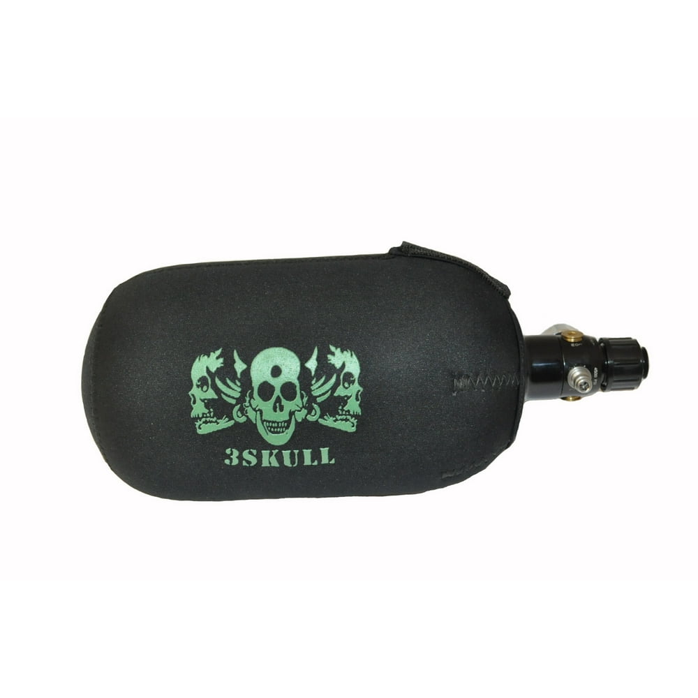 3Skull Paintball Neoprene 68ci Tank Cover Black