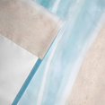 thumbnail image 3 of Summer Blue Beach Window Valance for Kitchen, Coastal Nautical Watercolor Gradient Ocean Waves Rod Pocket Short Curtain for Small Windows, Light Filtering Decorative Valance, 60 x 18 Inch, 3 of 9