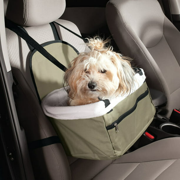 Pet Small Dog Booster Car Seat Beige, What Is The Safest Car Seat For Small Dogs