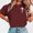Wine, variant on Oplxuo Women's Fashion T-Shirts Casual Crewneck Short Sleeve Loose Fit Tees Crucifix Graphic Shirts Summer Tunic Tops