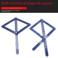 thumbnail image 4 of ZheElen Adjustable Plastic Angle Gauge For Woodworking Projects Accurate Diagonalization Adjustable : This protractor Plastic Angle Ruler, 4 of 6