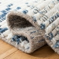 thumbnail image 6 of SAFAVIEH Kenya Lilly Diamond Wool Area Rug, Blue/Ivory, 8' x 10', 6 of 12