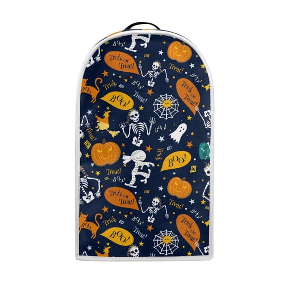 HELLHERO Retro Comic-Style Halloween Theme Mixer Cover for Kitchen, Home Kitchen Indoor Machine Washable Spill-Proof