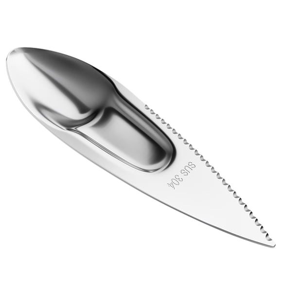 Cuchillo de fruta de Acero inoxidable Inteprter categoría alimenticia color plata