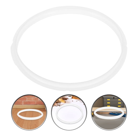 Hemoton 2pcs Silicone Gasket For 6qt Pressure Cooker Sealing Ring Replacement For Solving Aging And Leaking Issues Pressure Cooker Silicone Ring For Stews Soups