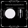 thumbnail image 2 of 30Pcs Round Hand Fan Blank Paper Fans Bulk Flat White Cardstock Unfinished Handheld with Plastic Handle DIY Painting Crafting for DIY Making, 2 of 6