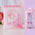 thumbnail image 3 of Sanrio Miniso-Cuaderno de papelería Kawaii con juego de bolígrafos, libreta de alta calidad, My Melody, regalo para estudiantes y niñas, 3 of 5