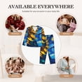 thumbnail image 7 of Lsque Sunflower Starry Night Vibes Pattern Long Sleeve Pajama Set for Women - Soft 2-Piece Sleepwear and Loungewear Set with Pockets, Comfy Nightwear-XX-Large, 7 of 7