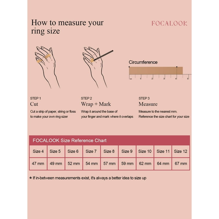 Average Ring How Do You Measure Someone's Ring Size Chart How