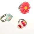 thumbnail image 3 of Daisyyozoid Wholesale Little Girl Jewel Rings in Box, Adjustable, No Duplication (24 Lovely Ring), 3 of 7