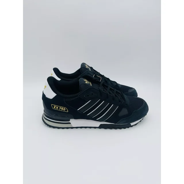 Adidas ZX 750 Low Mens Casual Sneaker Mens Shoes Black /White ID8855