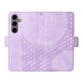 thumbnail image 6 of Allytechgroup Flip Wallet Case for Samsung Galaxy A16 5G, Premium PU Leather Stylish Pattern Stand Feature Cards Holder Hand Wrist Bumper Phone Case for Samsung Galaxy A16 5G, Purple, 6 of 7