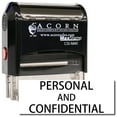 thumbnail image 1 of Large Self-Inking Personal Confidential Stamp with Brown Ink, 1 of 4