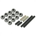 thumbnail image 3 of 2 set Front Lower Spring/Front Upper Control Arm Bushing Sleeve Repair Kit for Club Car Precedent Golf Cart 102289901,24 x bushing 12 x Sleeves,Black&Gray, 3 of 7