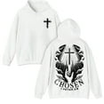 thumbnail image 2 of Chosen Christian Hoodie – 1 Peter 2:9 Bible Verse Double-Sided Faith Hoodie. Perfect for church, Bible study, worship, or as a faith-filled gift., 2 of 6