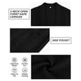 thumbnail image 5 of CASSIE LIZ Plus Size Womens Sweaters 4X Fall Cardigans for Women Fashion Black Open Front Cardigans Casual Long Sleeve Lightweight Knit Holiday Sweaters with Pocket 4XL 24W-26W, 5 of 6
