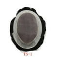 thumbnail image 5 of LYRICAL HAIR Mens Hair System Durable Fine Mono Center Mens Toupee Human Hair Replacement Thin Skin Toupee for Men Bleached Knots Toupee Hair for Man Black Brown Blonde Gray Hair Piece, 5 of 6