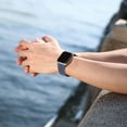 thumbnail image 4 of Recoppa Compatible with Apple Watch Band 38mm 40mm 41mm 42mm 44mm 45mm for Women Men, Breathable Sport Soft Silicone Straps Replacement Wristbands for iWatch SEries 9 8 7 6 5 4 3 2 1 SE", 4 of 6