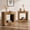 Natural, variant on SolaceHue Rustic Brown End Table, 24" Side Table with Storage Shelf, Farmhouse Style Nightstand Bedside Table (1, Natural)