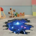 thumbnail image 4 of GFDYREE Amaonm Creative 3D Blue Cosmic Galaxy Wall Decals Removable PVC Magic 3D Milky Way Outer Space Planet Window Wall Stickers Murals Wallpaper Decor for Home Walls Floor Ceiling Boys Ro, 4 of 6