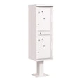 thumbnail image 3 of Outdoor Parcel Locker with 2 Compartments in White with USPS Access Type I, 3 of 3