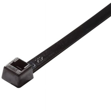 14 in. 120 lbs Cable Tie, UV Black - 100 per Bag - Case of 20